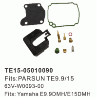 Outboard Marine Carburetor Tune-Up Kits for Parsun TE9.9/15  63V-W0093-00 - YAMHA  E9.9DMH/15DMH - 2 Stroke - TE15-05010090 - Parsun